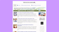 Desktop Screenshot of metodosanticonceptivos.net